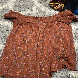 Off the shoulders blouse